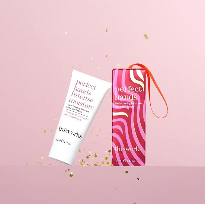 THISWORKS Perfect Hands Youth Boosting Hand Cream with Larch Extract, Gift Set (1 Ounce)