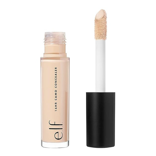 e.l.f. 16HR Camo Concealer, Full-Coverage, Highly-Pigmented Face Concealer With A Matte Finish, Crease-proof, Vegan & Cruelty-Free, Medium Neutral