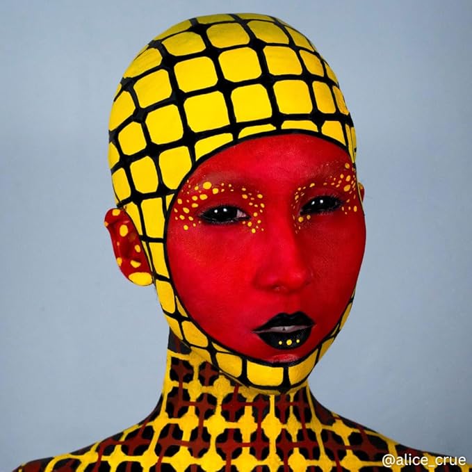 Mehron EDGE Face & Body Paint| Professional Water-Activated Face Paint Makeup | Made in the USA | For Cosplay, Halloween, & SFX (Yellow)