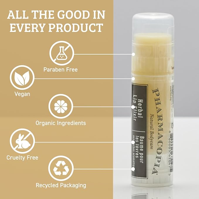 Pharmacopia Chamomile Tangerine Vegan Lip Elixir Oz,