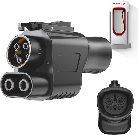 2025 Upgraded for Tesla Supercharger to CCS1 Charger Adapter, Max 500A 1000V Fast Charge NACS to CCS Electric Vehicle Charging Adapter Compatible with Tesla Supercharger, Fit for Rivian,Ford,GM EVs