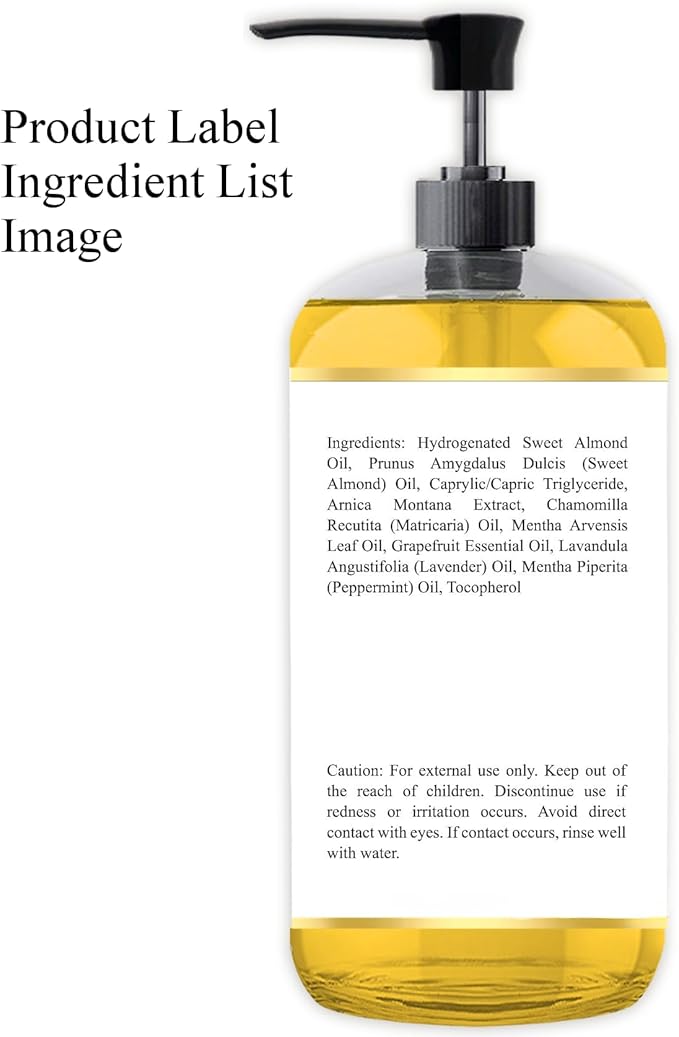 Sore Muscle Massage Oil 8 Fl