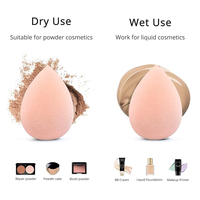 BEAKEY Makeup Sponge Set, Foundation Blending