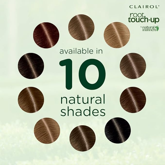 Clairol Root Touch-Up by Natural Instincts Permanent Hair Dye, 4R Dark Auburn Hair Color, Pack of 1
