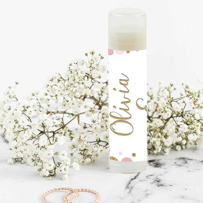 Andaz Press Personalized Bridal Shower Bachelorette Glitter