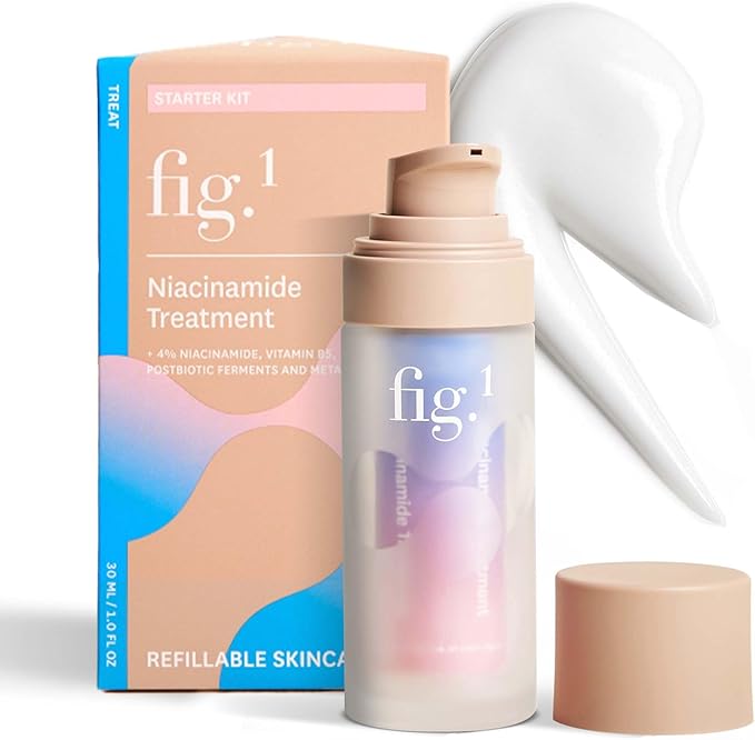 Fig.1 Niacinamide Serum for face | Skincare for Sensitive Skin – 4% Niacinamide, Glowing & Hydrating Serum for Face, Anti-Aging, Moisturizing, and Soothing Treatment – 30ml