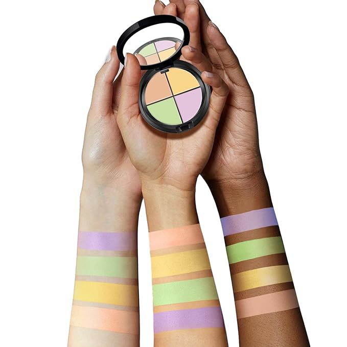 AMIIR Color Correcting Concealer Cream Full Coverage Professional Makeup Palette Flawless Face Contour, Corrector