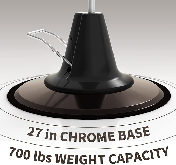 OmySalon Vintage Barber Chair All Purpose Heavy Duty, Hydraulic Recline Salon Beauty Styling Chair Retro, 360 Degree Swivel for Hair Stylist Tattoo Barbershop