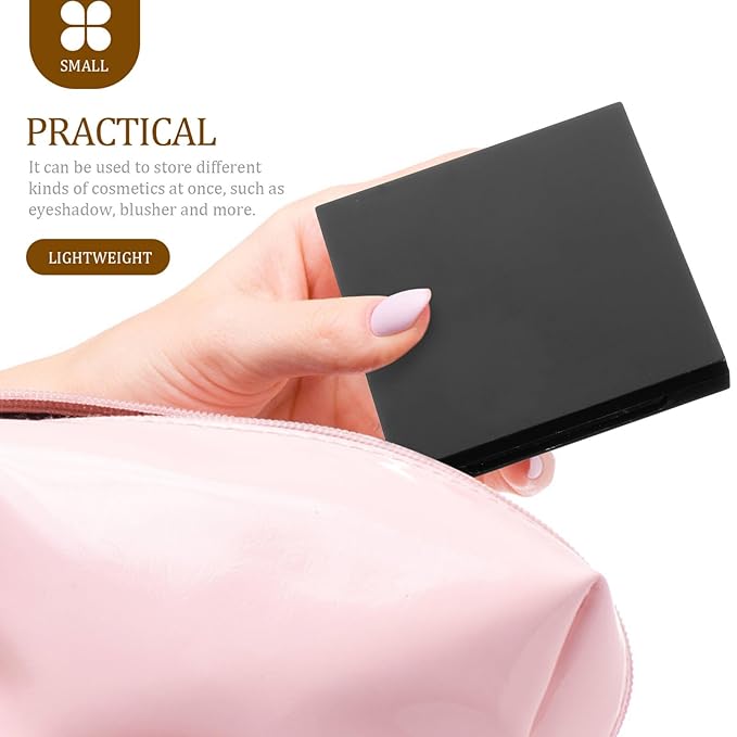 Healifty Empty Lipstick Palette Pan 6-grid Magnetic Eyeshadow