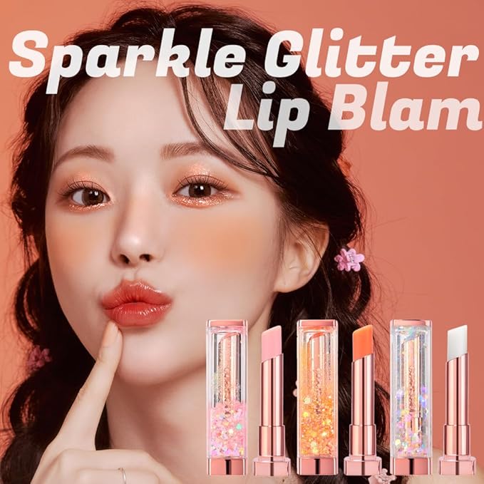 Sparkle Cute Lip Balm, Color Changing, Ballerina