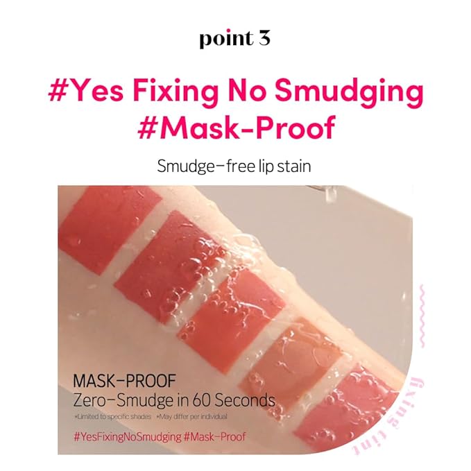 ETUDE Fixing Tint #02 Vintage Red (4g) | Long Lasting High Pigmented Liquid Lipstick | Waterproof Lightweight Matte Finish Lip Stain | Full Coverage | Korean Makeup, Kbeauty