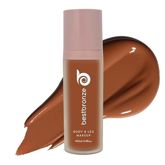 Best Bronze Bombshell Body Makeup - Tattoo Cover Up Makeup & Body Foundation Waterproof - Tattoo Concealer Waterproof for Scars, Varicose Veins Cover Up & Leg Foundation (NW58 Rich Espresso Neutral)