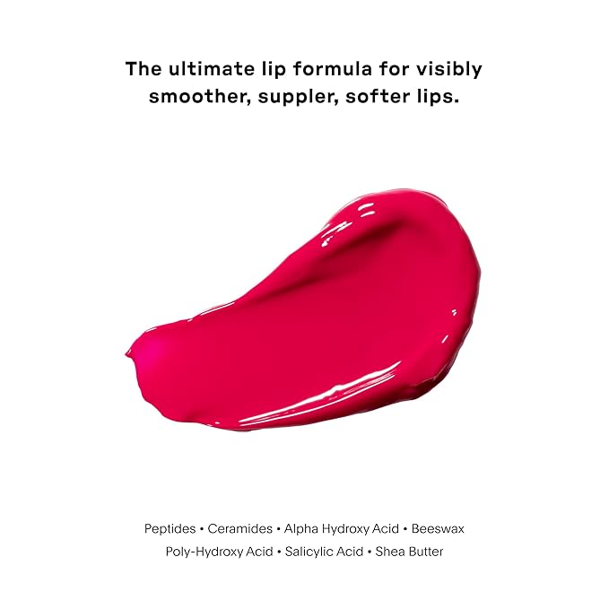 U Beauty The PLASMA Tinted Lip Compound - Anti-Aging & Anti-Wrinkle Lip Gloss, Hyaluronic Acid, Shea Butter & Peptides for Hydration & Plumping, Flush - 15 mL