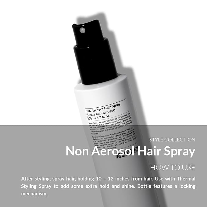 Number 4 Hairspray for Women and Men, Non Aerosol Strong Hold Hair Spray, 6.7 oz