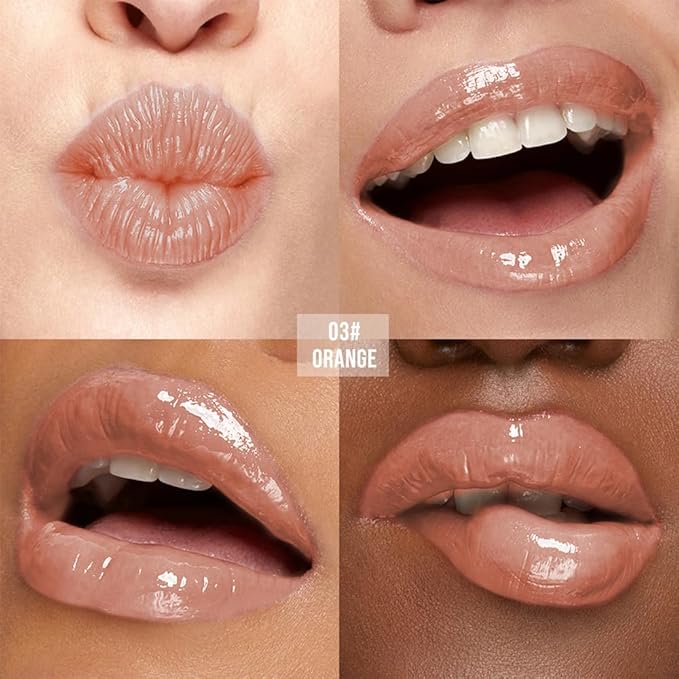 Color-Changing Lip Balm, Moisturizing Hydrating Tinted Lip Balm for Dry Lips, Long-Lasting Nourishing Lipstick, Glossy Lip Tint, Lip Care for Smooth, Soft Lips.3#