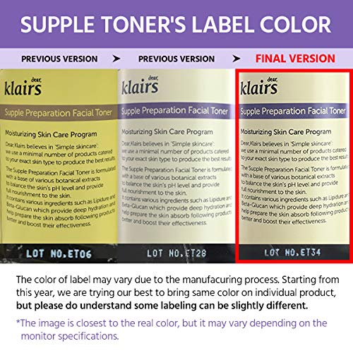 Klairs Supple Preparation Facial Toner, 180 ml