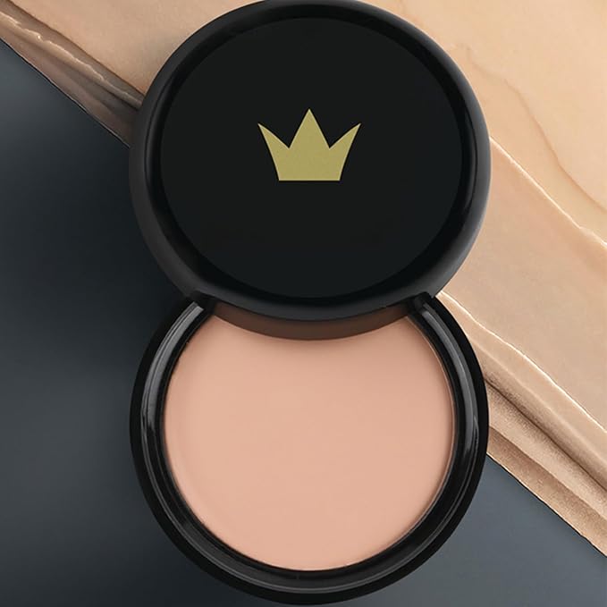 Mallofusa Single Color Face Makeup Concealer Foundation Palette Creamy Moisturizing Contouring 0.49oz (Dark Coffee)