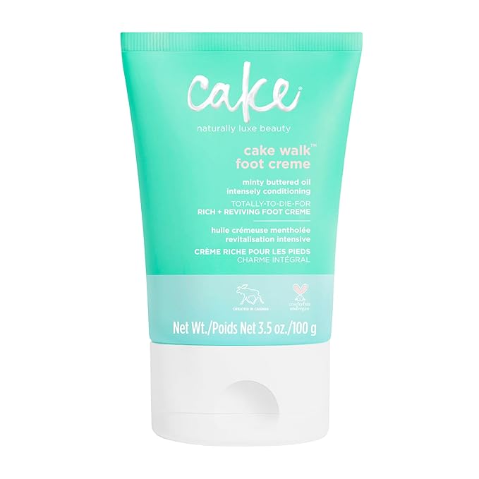 Cake Beauty Walk Triplemint Foot Crème, 3.5 Fluid Ounce