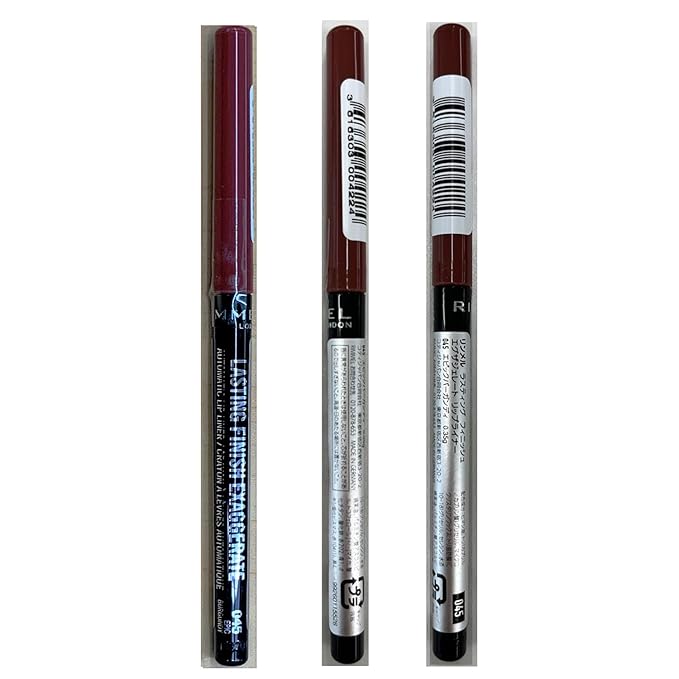 Rimmel Lasting Finish Exaggerate Automatic Lip Liner - Rich, Smooth Formula for Long Lasting Lip Looks - 45 Epic Burgundy, .01oz