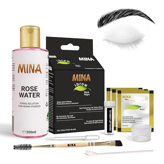MinaiBrow Black Natural Tinting Powder