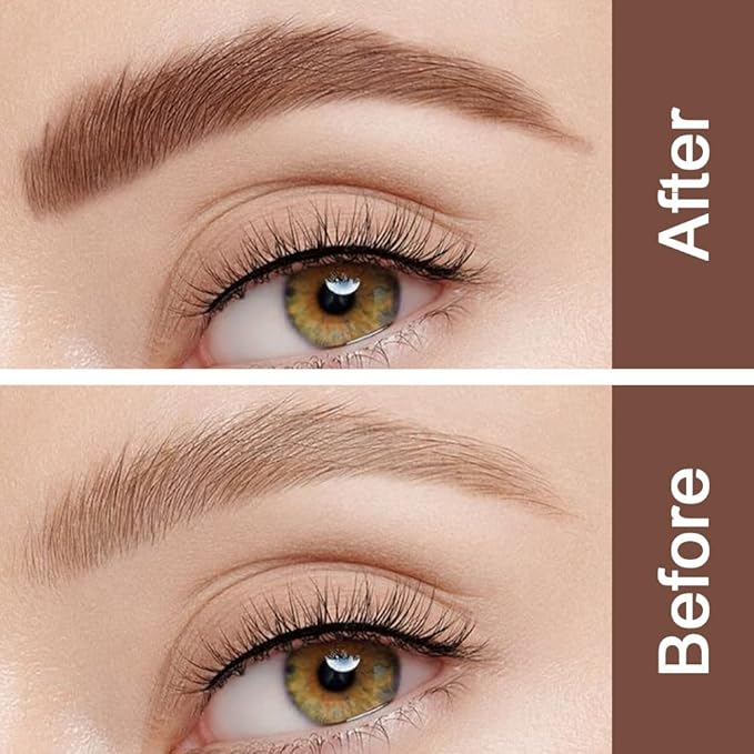 Kaely Eyebrow Gel Waterproof,Longwear Tinted Eye Brow Mascara,Eyebrow Color Makeup kit,maquillaje gel para cejas a prueba de agua,Long Lasting Eyebrows Vegan cosmetics,02 Chocolate