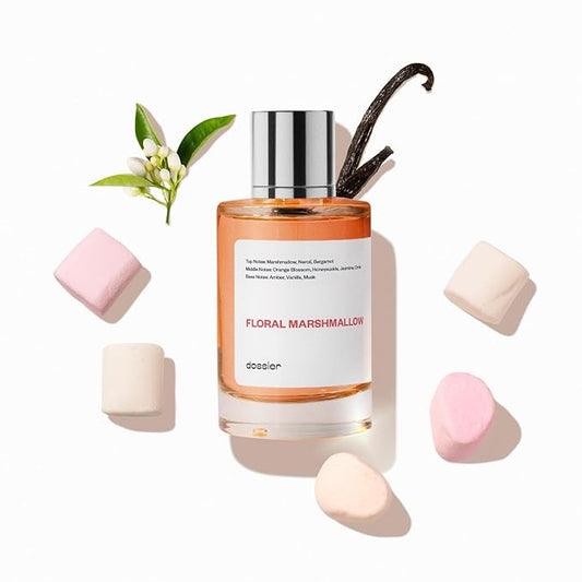 Dossier - Eau de Parfum - Floral Marshmallow - Inspired by By Kilian's Love,Don't Be Shy - Perfume Luxury - Pure Infused - Paraben-Free - Vegan - Feminine - For Women -Fragrance 3.4 oz (Spray 100ml)