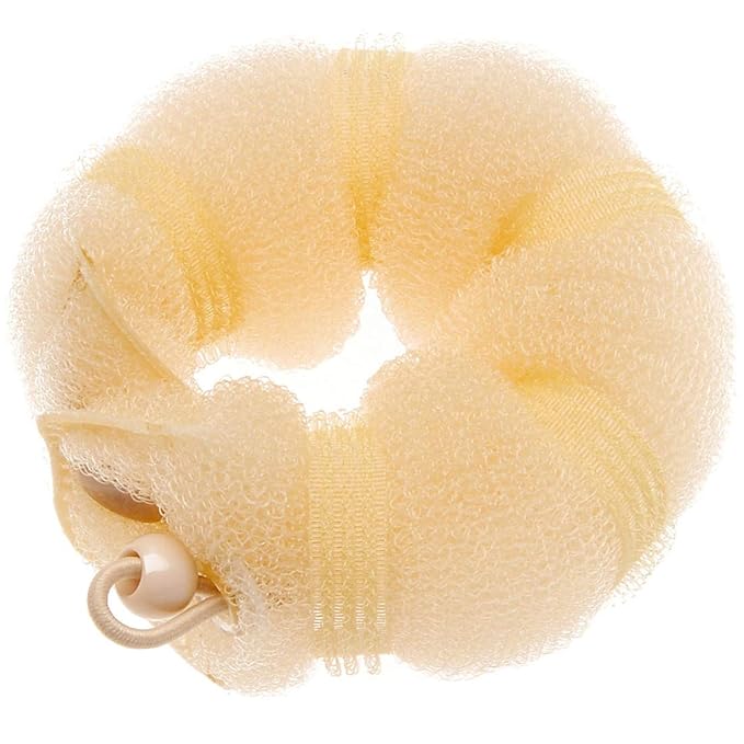 Goldrose Beauty Hair Styling Tools - 2 Pieces Magic Twist Ring Former Shaper Doughnut Chignon Maker for Small & Large Buns (Blonde)