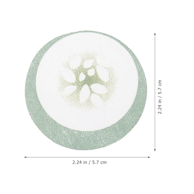 100pcs Under Eye Pads Disposable Cucumber Print Non-Woven Eye Patches Eyelash Pad DIY Eye Care Tool for Home Travel and Salon