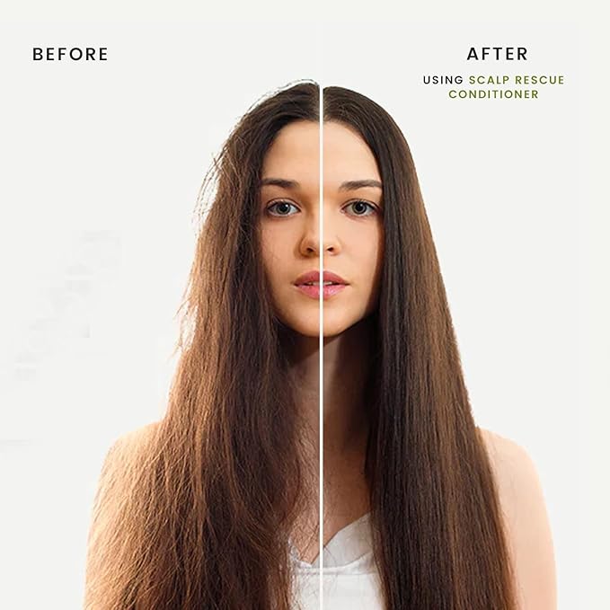 MGA Vegan Hair Conditioner - Organic Formula with Tea Tree for Healthy Hair | Shea Moisture Conditioner with Natural Herbal Scent | Parabens Silicone & Sulfate Free | Unisex | 8.8 Fluid Oz