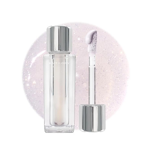 ENTROPY MAKEUP Tulle Lip Gloss, Lightweight 3D Pearl Shimmer, Ultra-Gloss High Shine, Non-Sticky Moisturizing Lip Gloss with Peptide Complex, Silk