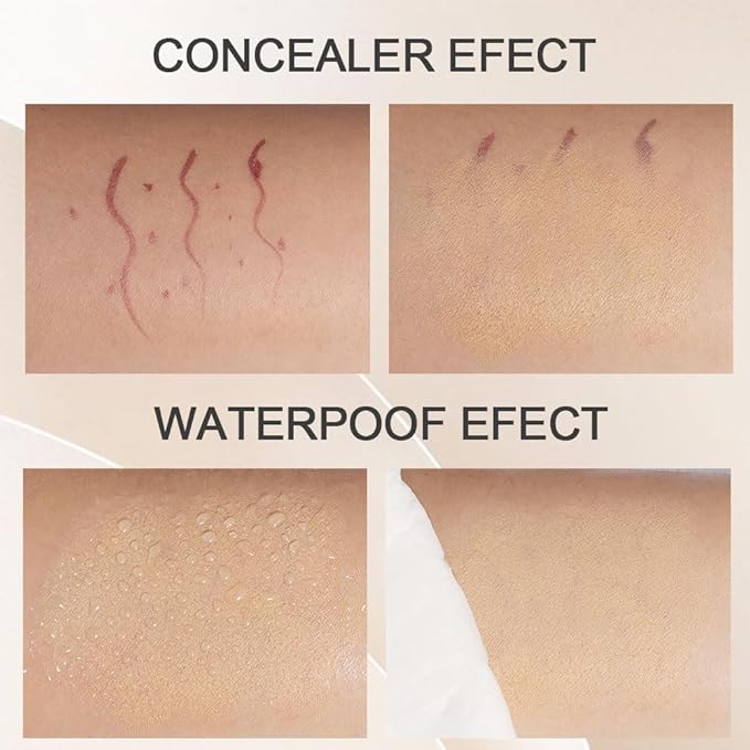 Pro 2pcs Tri-color Face Concealer Contour Palette.Demi Beige