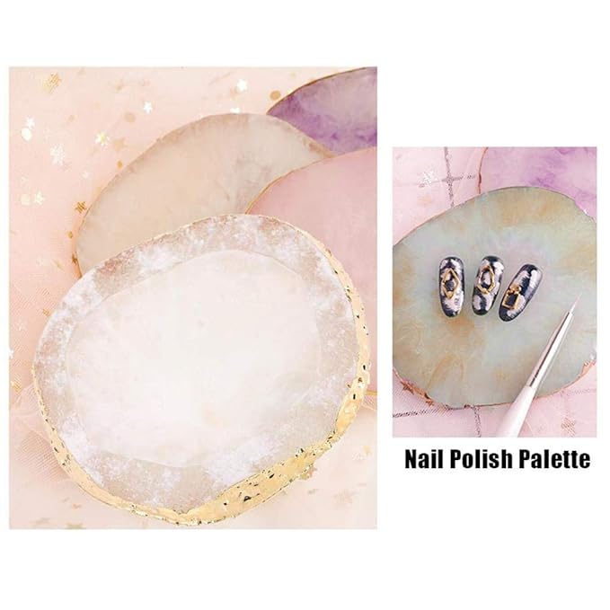 MISUD Resin Nail Art Palette, Nail Polish Drawing