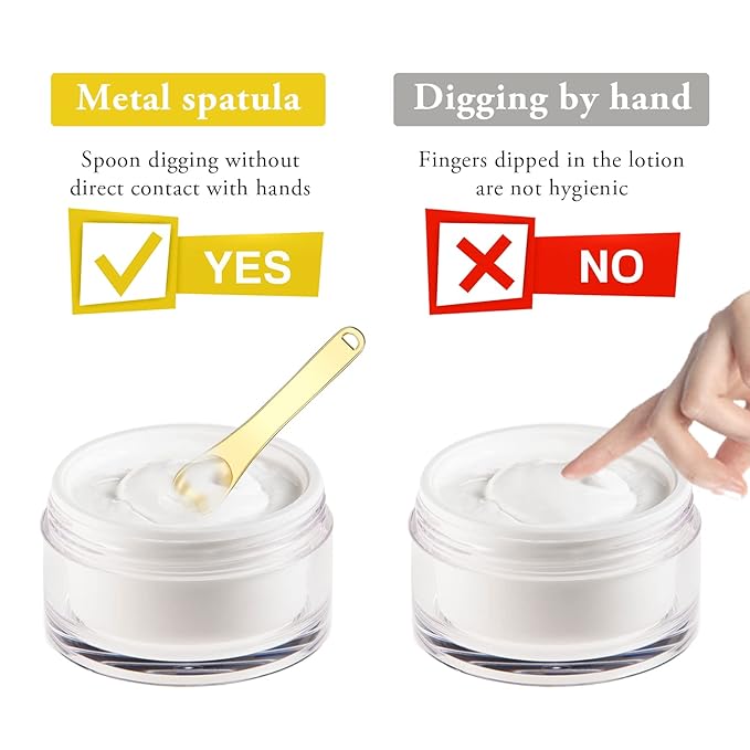 Sibba Facial Massage Spatula Sticks Mini Skincare Tiny Spoons Face Eye Cream Lotion Makeup Applicator Tools Brush Set Skin Care Beauty Cosmetic Tool (3 PCS Multi-colored)