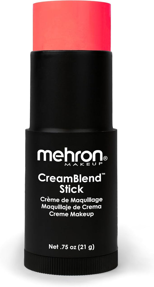 Mehron Makeup CreamBlend Stick | Face Paint, Body Paint, & Foundation Cream Makeup | Perfect for Halloween .75 oz (21 g) (Auguste)
