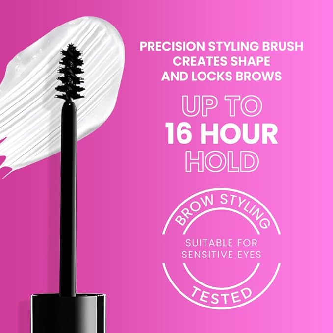 Kaely PROFESSIONAL MAKEUP Brow Glue, Clear Eyebrow Gel, Eyebrow Mascara Waterproof, gel para cejas a prueba de agua, Eye Brow Fast Sculpt, Vegan & Cruelty-Free, 1Pcs-01 Transparent