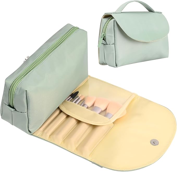 Ofak travel makeup bag with