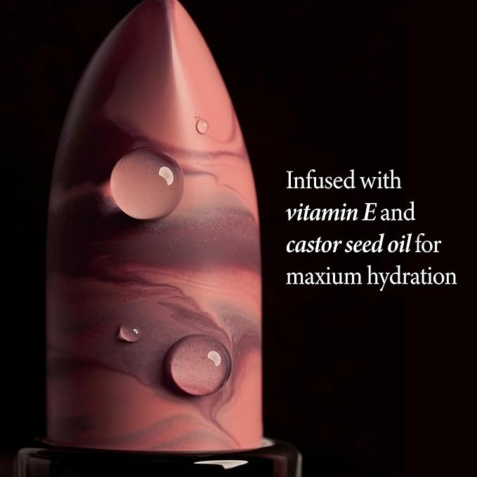 LAURA GELLER NEW YORK Italian Marble Sheer Lipstick - Peach Bellini - Hydrating & Lightweight - Vitamin E & Caster Seed Oil - Cream Finish