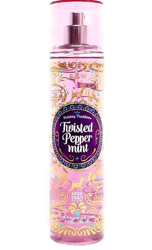 Bath & Body Works Twisted Peppermint Fine Fragrance Mist, 8 Fl Oz
