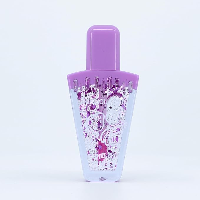 114 Bundle Cute Mood Color Changing Popsicle Set of 6 Lip Gloss, Shimmery Glossy Lightly Scented, Non-Sticky, First Makeup Set for Girl, Novelty, Gifts, Party Favors Girls, Women, Teens