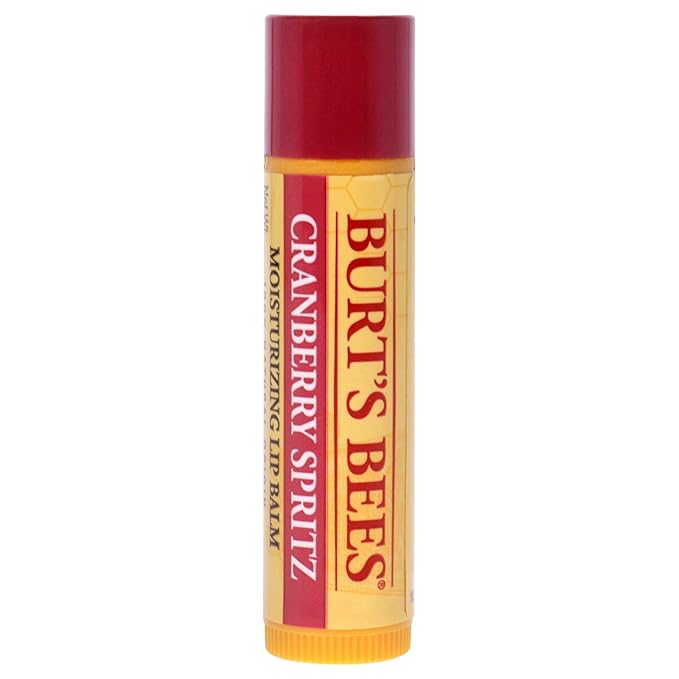 Cramberry Spritz Moisturizing Lip Balm by Burts Bees for Unisex - 0.15 oz Lip Balm
