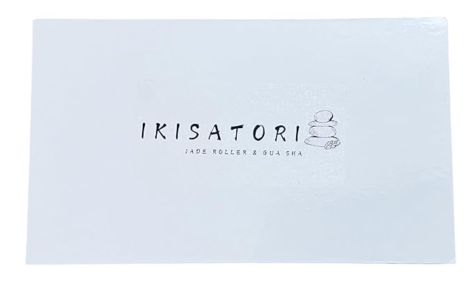 Rose Quartz Natural Stone Curved Facial Roller & Guasha Set - Jade Facial Massage and Face Sculpting Tool by Ikisatori (Rose Quartz)