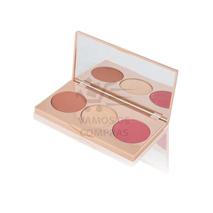FARMASI Makeup Face Palette, Trio Eyeshadow, Long Lasting 0.52 oz