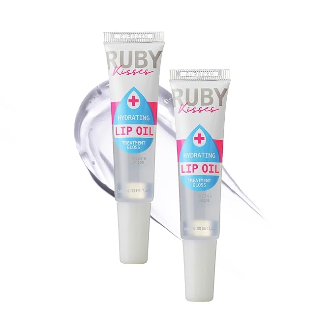 Ruby Kisses Hydrating Lip Oil Clear RLO01 (2 PACK)