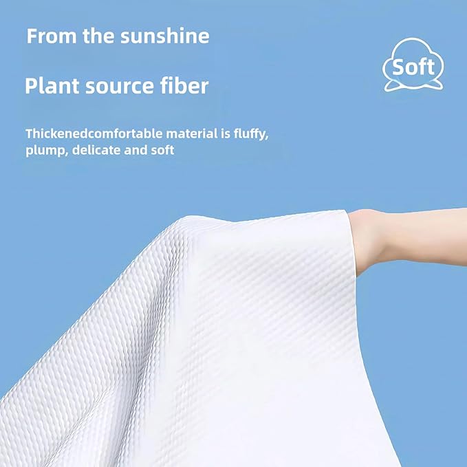 14 Sets Premium Disposable Bath Towel Set with 4 Bath Towels, 10 Towels, Thickened Portable Travel Set, 27*55 inches, Absorbent Soft Towels, Suitable for Camping, Beach Swimming, Traveling