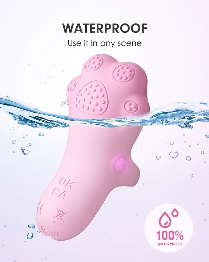 Portable Mini Facial Massage Ball, Waterproof Rechargeable Powerful Multifunctional Eye Face Finger Massager (Pink)