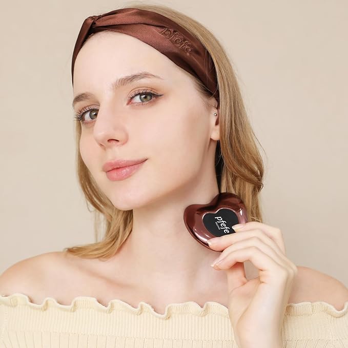 pfefe Stainless Steel Cryo Gua Sha - Gua Sha Facial Beauty Tools - Metal Skin Care Gua Sha for Body SPA Face Neck Eye