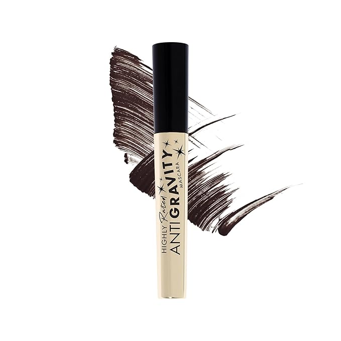 Milani Mascara Volume and Length, Highly Rated Anti-Gravity Brown Black Shade with Castor Oil and Molded Hourglass Shaped Lash Coating Mascara Wand