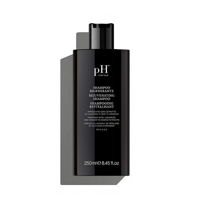 pH PURE HAIR Rejuvenating Hair Growth Shampoo for Thinning & Loss Treatment - Natural Sulfate-Free Shampoo Formula with Licorice & Orange Blossom Extracts - 8.45 oz