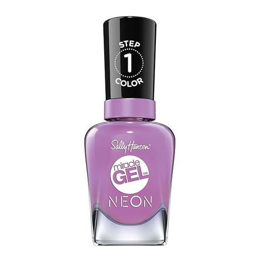 Sally Hansen Miracle Gel™, Violet Voltage, Long Lasting, Gel-Like Formula, No UV Lamp Needed, Purple Nail Polish