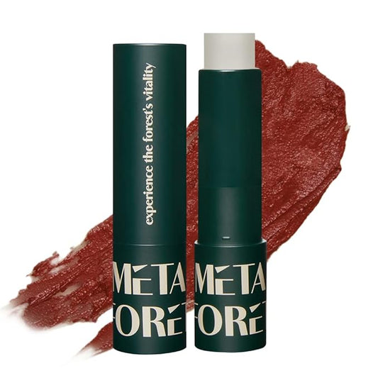 METAFORET Vegan Tinted Lip Balm 0.12oz 3.5g Experience Softer, More Radiant Lips with Lip Tint Butter Balm - Moisturizing, Tinted, and Perfect for Lip Care and Lip Glow (#01 Clear)